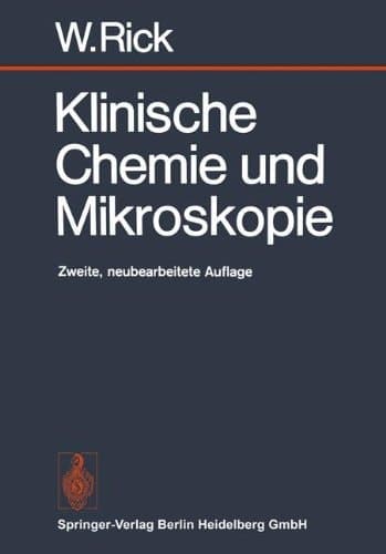 Klinische Chemie und Mikroskopie eine Einführung