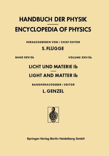 Licht und Materie Ib / Light and Matter Ib Theory of Crystal Space Groups and Infra-Red and Raman Lattice Processes of Insulating Crystals