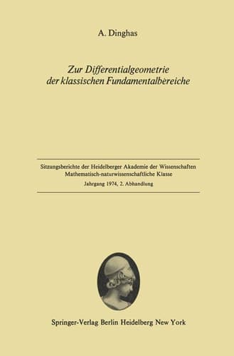 Zur Differentialgeometrie der klassischen Fundamentalbereiche Vorgelegt in der Sitzung vom 8. Dezember durch H. Seifert