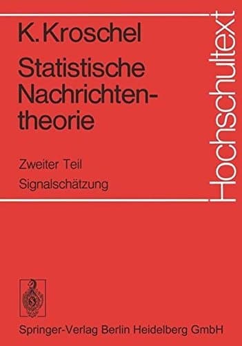 Statistische Nachrichtentheorie Signalschätzung
