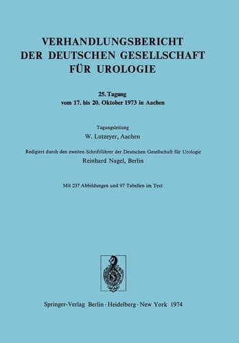 Tagung vom 17. bis 20. Oktober 1973 in Aachen