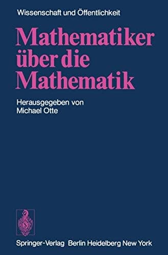 Mathematiker Ǭber die Mathematik
