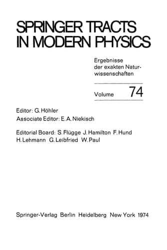 Solid-State Physics Ergebnisse der exakten Naturwissenschaften