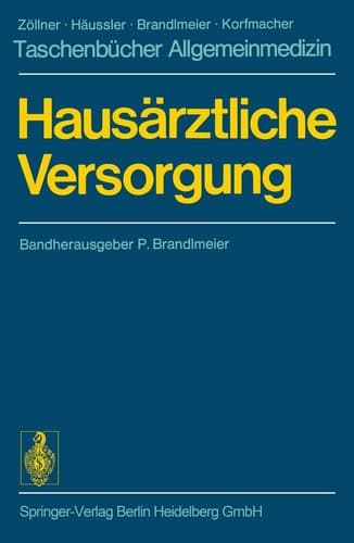Hausärztliche Versorgung Bereitschafts- und Notdienste Der kranke Mensch Labordiagnostik
