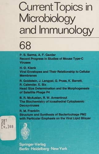 Current Topics in Microbiology and Immunology / Ergebnisse der Mikrobiologie und Immunitätsforschung