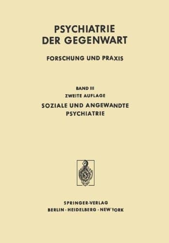 Soziale und Angewandte Psychiatrie