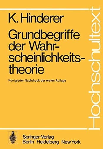 Grundbegriffe der Wahrscheinlichkeitstheorie (Hochschultext) (German Edition)