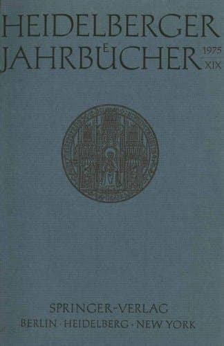Heidelberger Jahrbücher