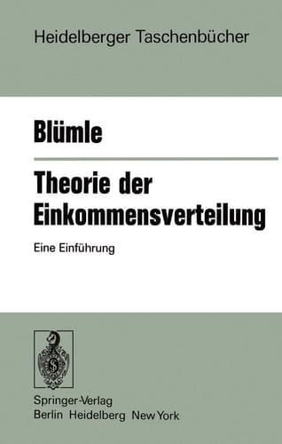 Theorie der Einkommensverteilung Eine Einführung