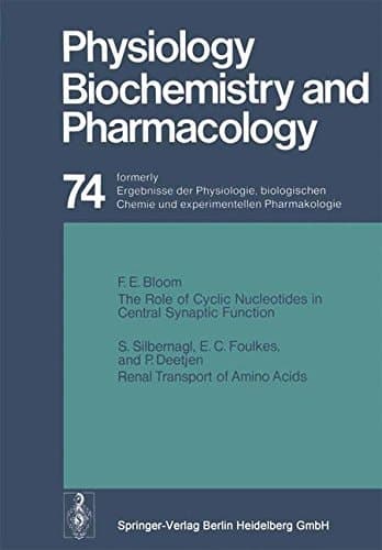 Reviews of Physiology, Biochemistry and Pharmacology Ergebnisse der Physiologie, biologischen Chemie und experimentellen Pharmakologie