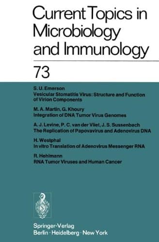 Current Topics in Microbiology and Immunology / Ergebnisse der Mikrobiologie und Immunitätsforschung