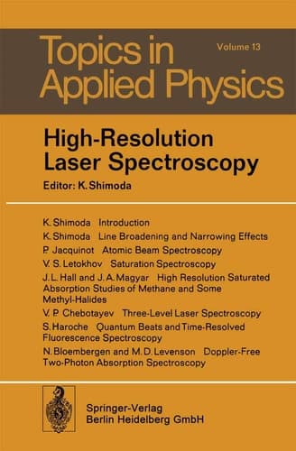 High-Resolution Laser Spectroscopy (Topics in Applied Physics)