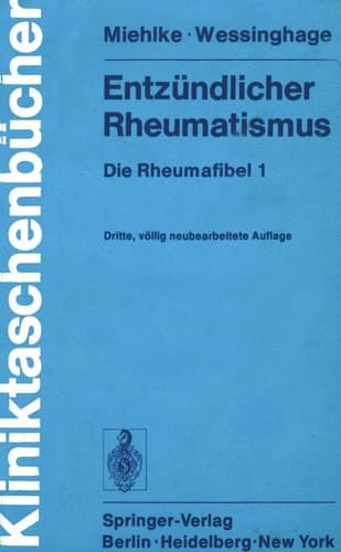 Entzündlicher Rheumatismus Die Rheumafibel 1