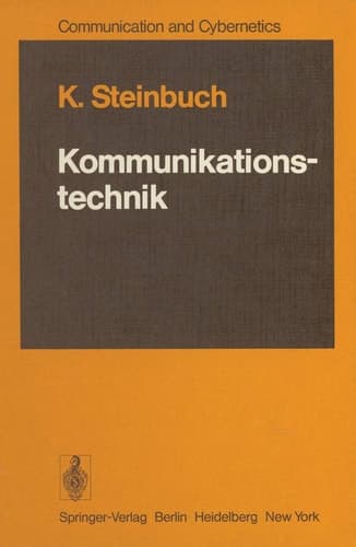Kommunikationstechnik (Communication and Cybernetics) (German Edition)