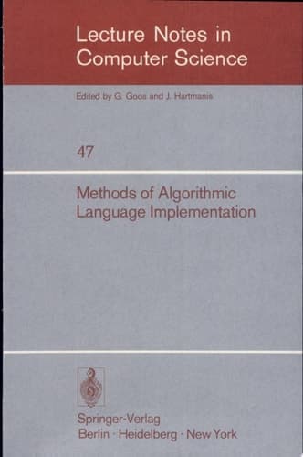 Methods of Algorithmic Language Implementation