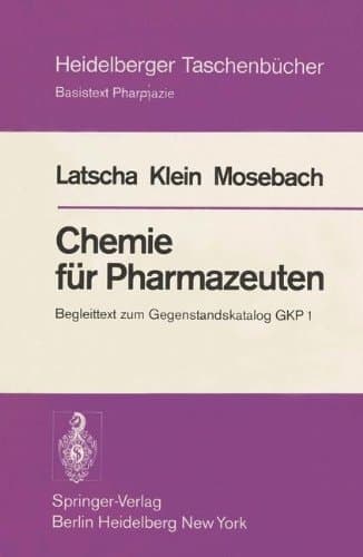 Chemie für Pharmazeuten Begleittext zum Gegenstandskatalog GKP 1