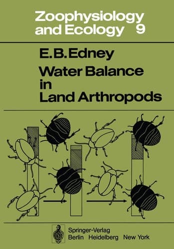 Water Balance in Land Arthropods (Zoophysiology)