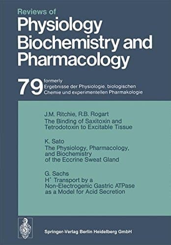 Reviews of Physiology, Biochemistry and Pharmacology