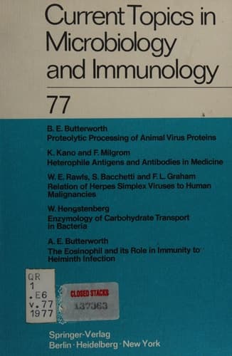 Current Topics in Microbiology and Immunology