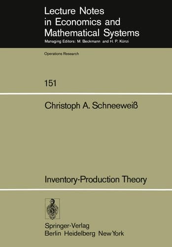 Inventory-Production Theory A Linear Policy Approach