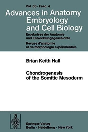 Chondrogenesis of the Somitic Mesoderm