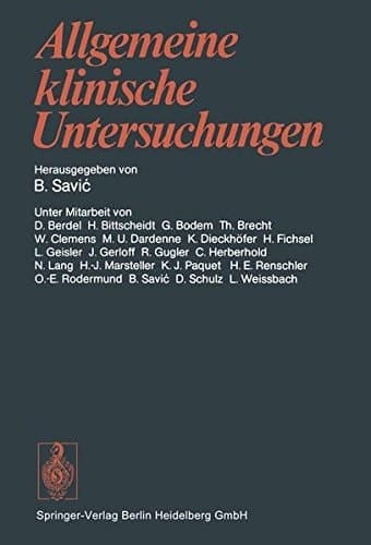 Allgemeine klinische Untersuchungen