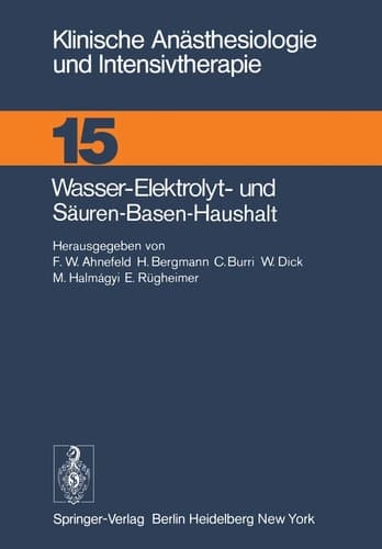 Wasser-Elektrolyt- und Säuren-Basen-Haushalt XX. Kasseler Symposium, 18./19.2.1977