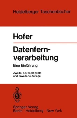 Datenfernverarbeitung Aussenstelle, Datenfernübertragung, Rechenzentrum, Betriebsabwicklung ; e. Einf