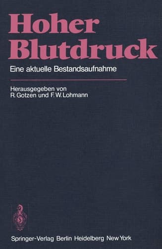Hoher Blutdruck Eine aktuelle Bestandsaufnahme