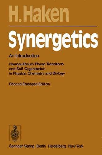 Synergetics An Introduction : Nonequilibrium Phase Transitions and Self-organization in Physics, Chemistry and Biology