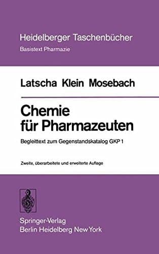 Chemie für Pharmazeuten Begleittext zum Gegenstandskatalog GKP 1
