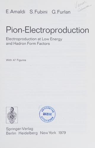 Pion-Electroproduction Electroproduction at Low Energy and Hadron Form Factors