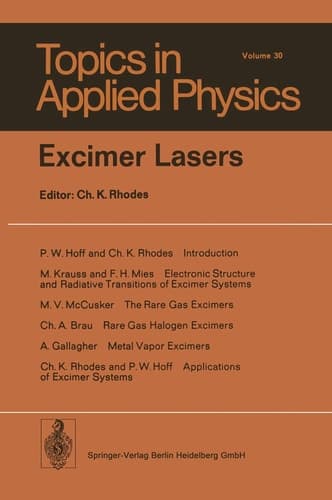 Excimer Lasers