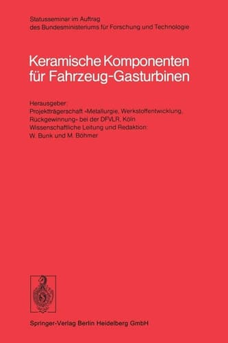 Keramische Komponenten für Fahrzeug-Gasturbinen