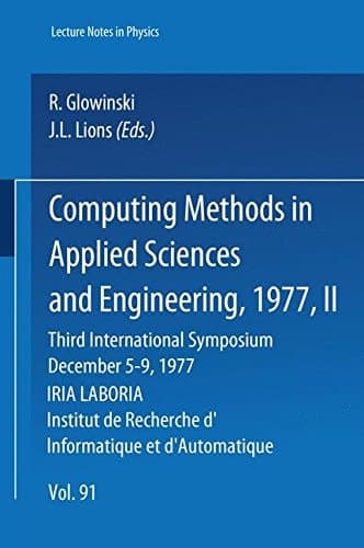 Computing Methods in Applied Sciences and Engineering, 1977, II Third International Symposium, December 5-9, 1977