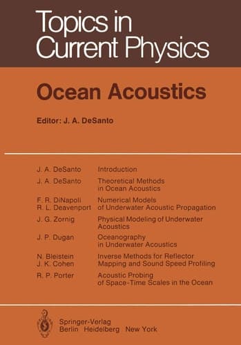 Ocean Acoustics (Topics in Current Physics)