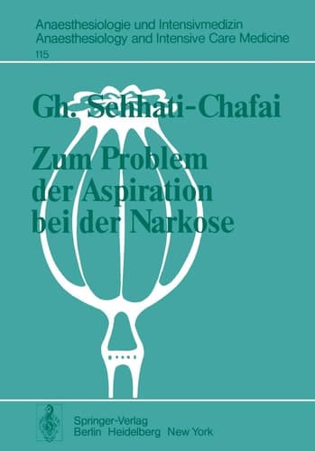 Zum Problem der Aspiration bei der Narkose Intraluminales Druckverhalten im Oesophagus-Magen-Bereich