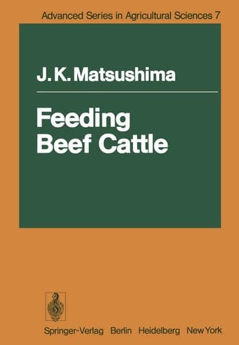 Feeding Beef Cattle (Advanced Series in Agricultural Sciences)