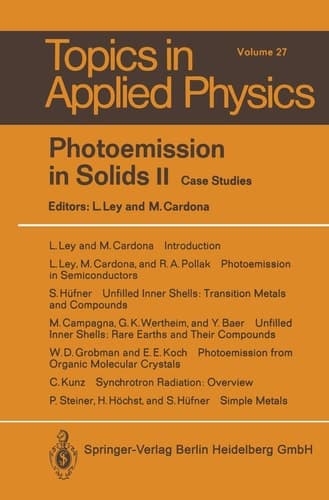 Photoemission in Solids II Case Studies