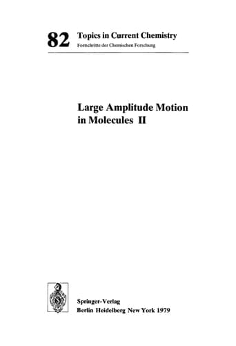 Large Amplitude Motion in Molecules II