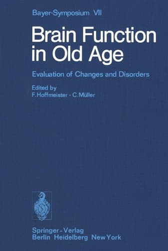 Brain Function in Old Age Evaluation of Changes and Disorders