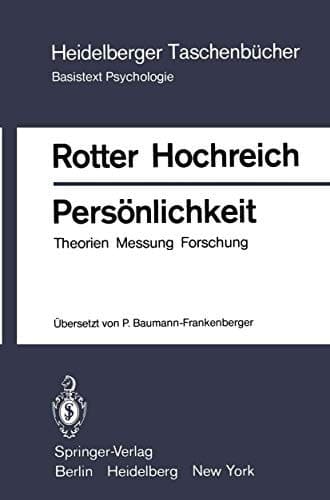 Persönlichkeit Theorien Messung Forschung