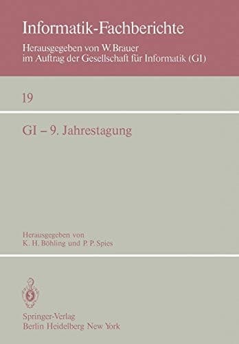 GI — 9. Jahrestagung Bonn, 1.–5. Oktober 1979