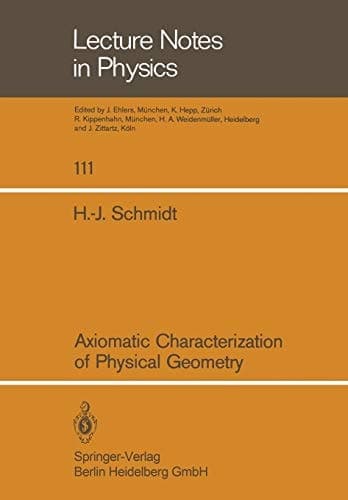 Axiomatic Characterization of Physical Geometry