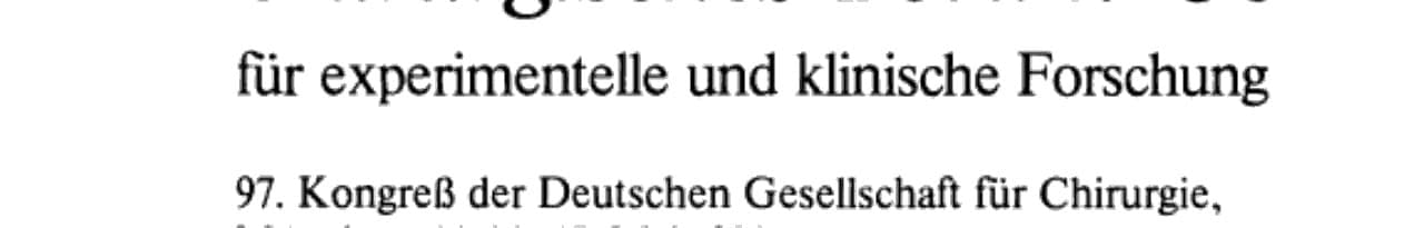 Chirurgisches Forum’80 für experimentelle und klinische Forschung, 97. Kongreß der Deutchen Gesellschaft für Chirurgie, München, 14. Bis 17. Mai 1980