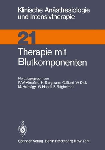 Therapie mit Blutkomponenten