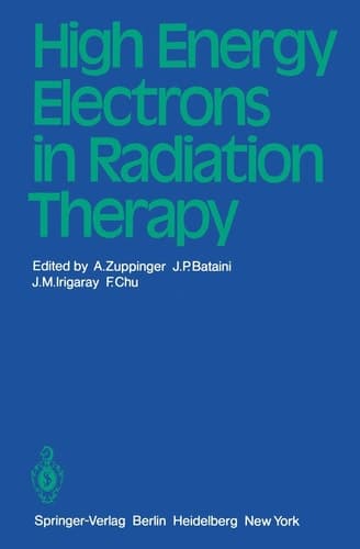 High Energy Electrons in Radiation Therapy