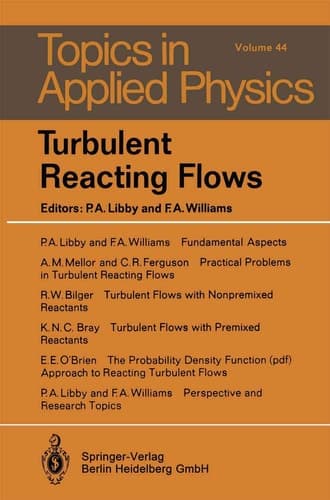 Turbulent Reacting Flows (Topics in Applied Physics)