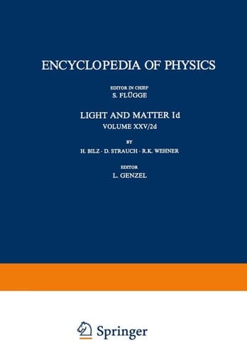 Light and Matter Id / Licht und Materie Id Infrared and Raman Spectra of Non-Metals