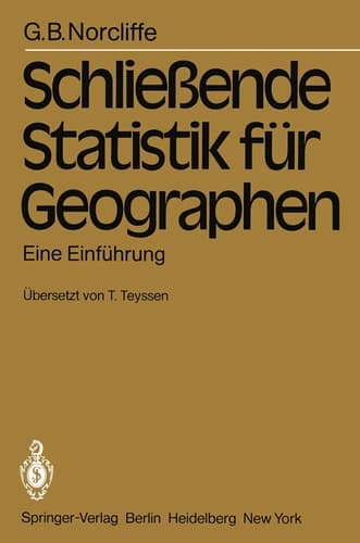 Schließende Statistik für Geographen Eine Einführung